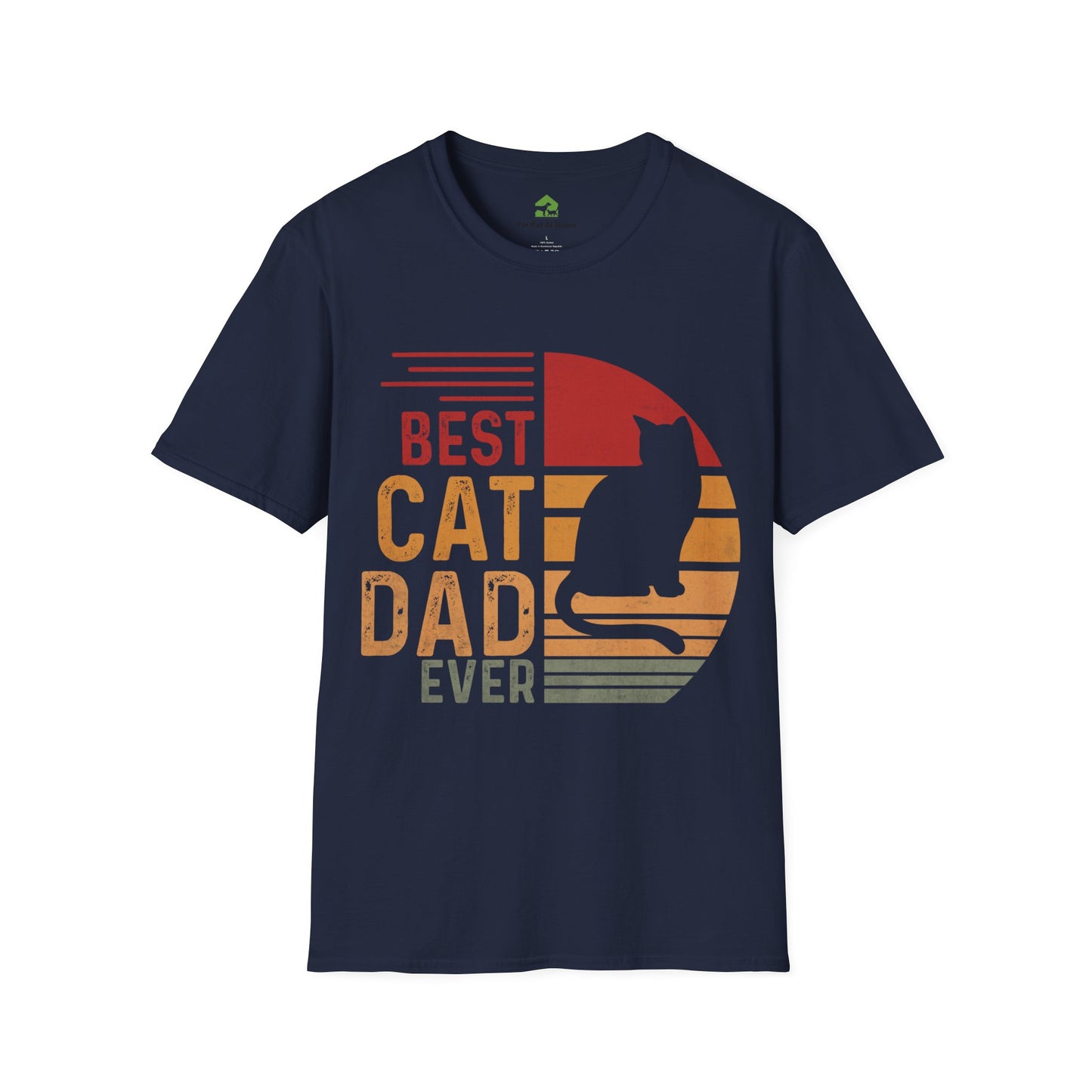 Best Cat Dad Ever Unisex Softstyle T-Shirt