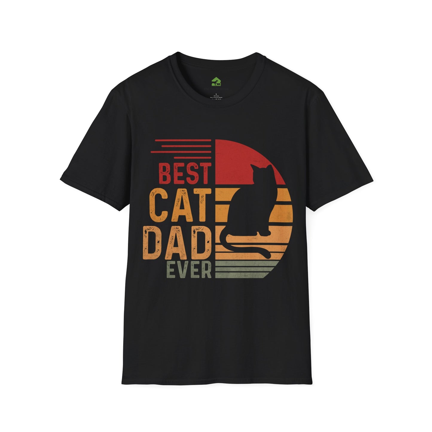 Best Cat Dad Ever Unisex Softstyle T-Shirt