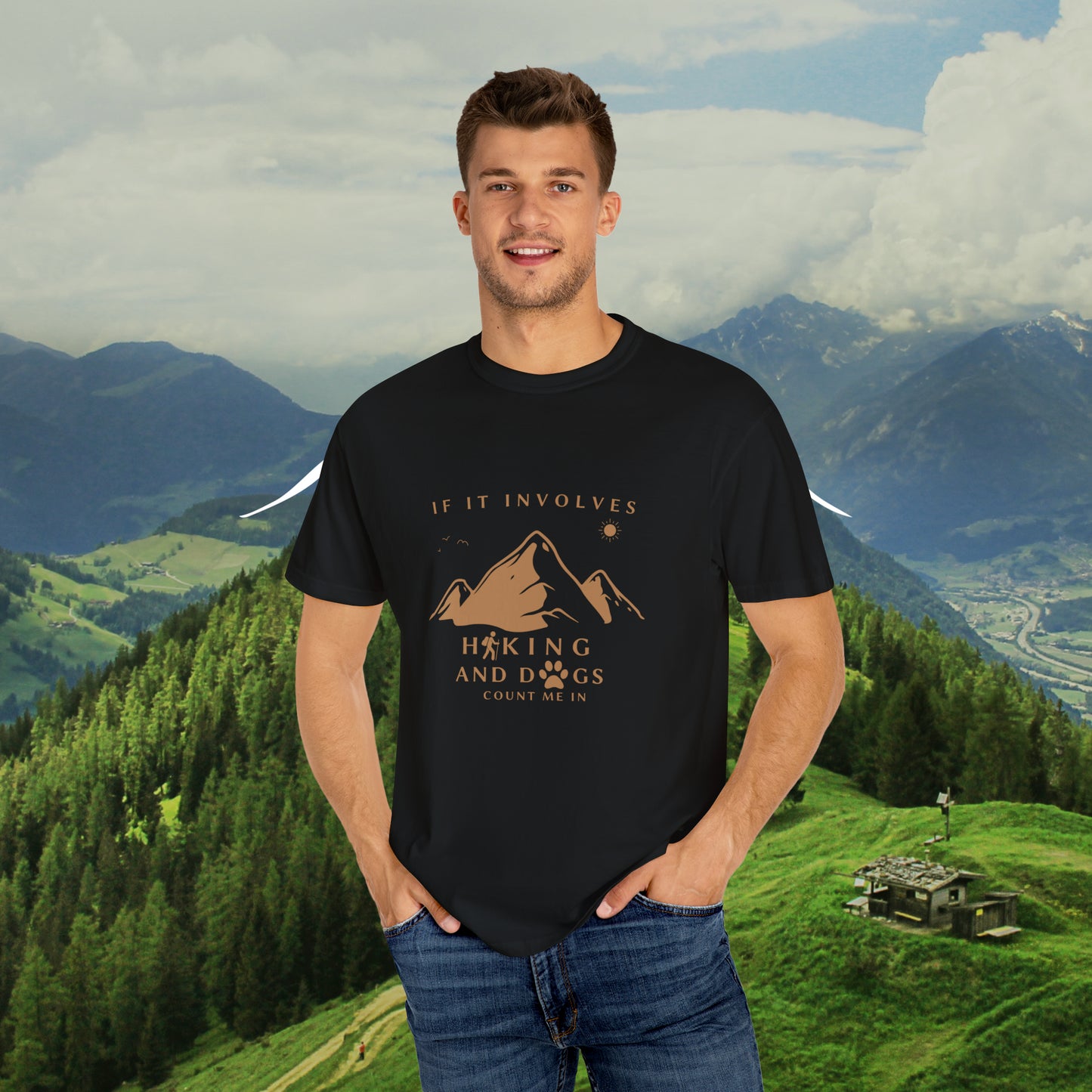 Dog owners Hiking lovers Unisex  T-shirt