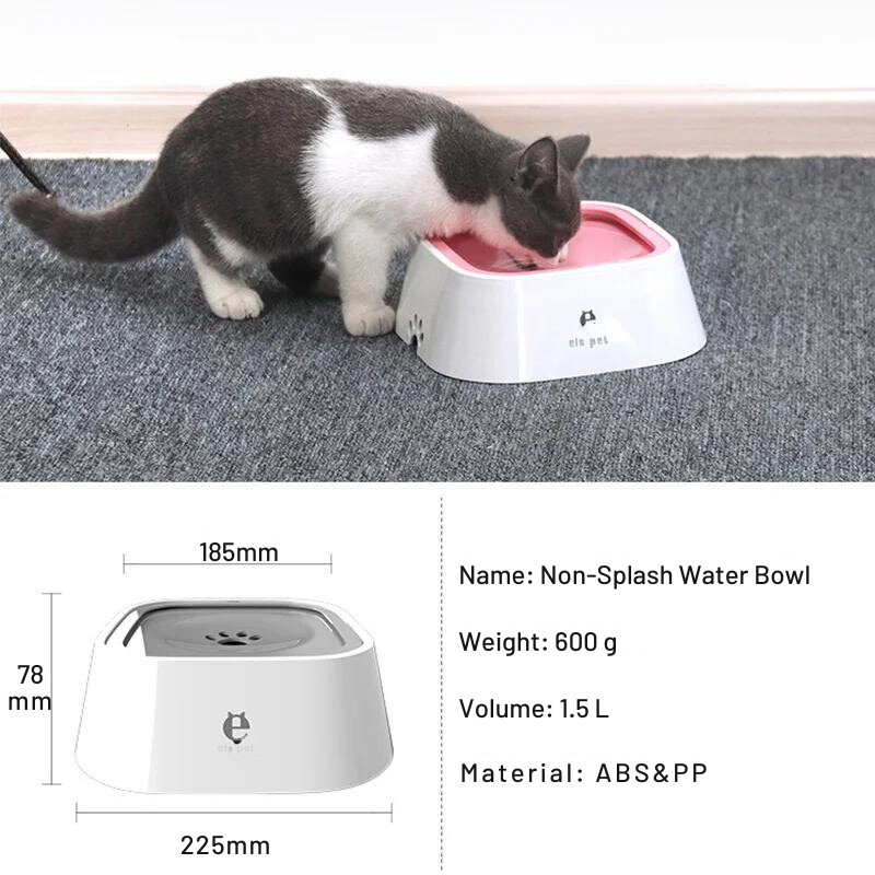 Non-Splash Water Bowl for Dogs