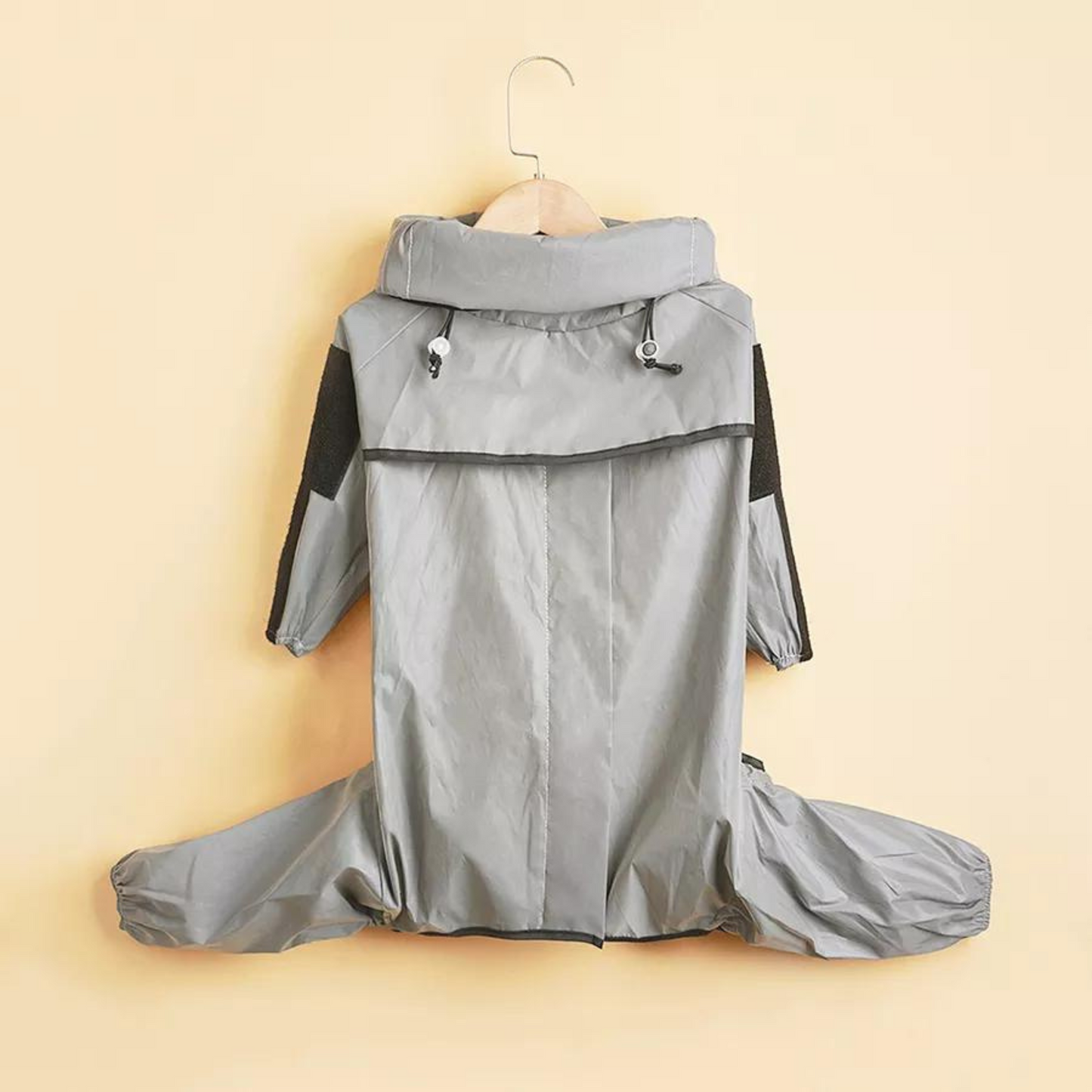 Reflective Waterproof Dog Raincoat with Tactical Style - Outdoor Jacket for Dogs