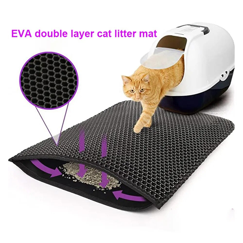 Double Layer Cat Litter Mat 