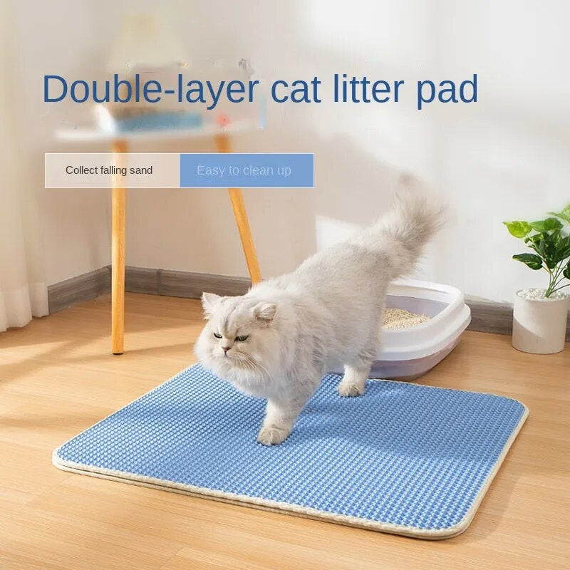 Double Layer Cat Litter Mat 